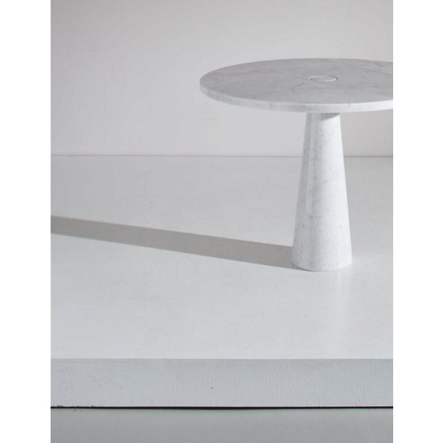 White Marble Eros Table by Angelo Mangiarotti for Skipper, 1990s For Sale - Image 6 of 18
