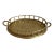 Small Brass Bamboo Tray For Sale