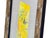 Vintage Yellow Scenery Embroidered Rectangular Framed Wall Art C For Sale - Image 13 of 13