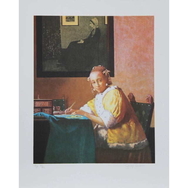 Modern George Deem, Bruna Sevini and Whistler's Mother, Lithograph For Sale - Image 3 of 3