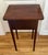Traditional Small Antique Mahogany Side Table For Sale - Image 3 of 6
