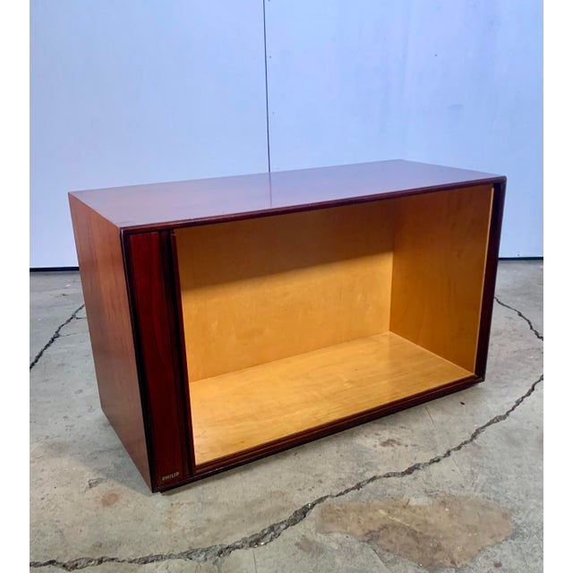 Philips 1960s Philip Rosewood Entertainment Cabinet With Tambour Doors For Sale - Image 4 of 11