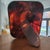 Elegant tortoiseshell Bakelite and Acrylic photo frame, made in Italy in the 1970s. The 20×25 cm front, featuring rounded...