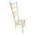 Mid 20th Century Italian Faux Bamboo Brass Gilt Chiavari Style Chair For Sale
