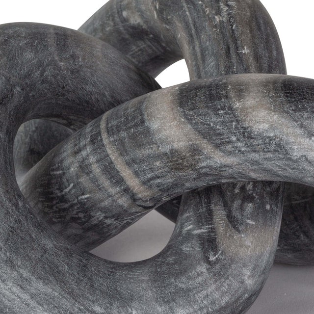 Traditional Regina Andrew Cassius Marble Sculpture in Black For Sale - Image 3 of 5