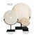 Hand-Carved Indonesian Marble Disk on Stand For Sale - Image 12 of 15