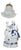 Italian Porcelain Table Lamp For Sale