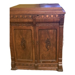 Beautiful Victorian Antique Sewing Machine Cabinet For Sale