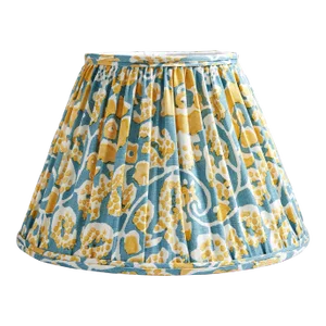 The House of Scalamandré Maiden Floral Pleated Shade, Aruba