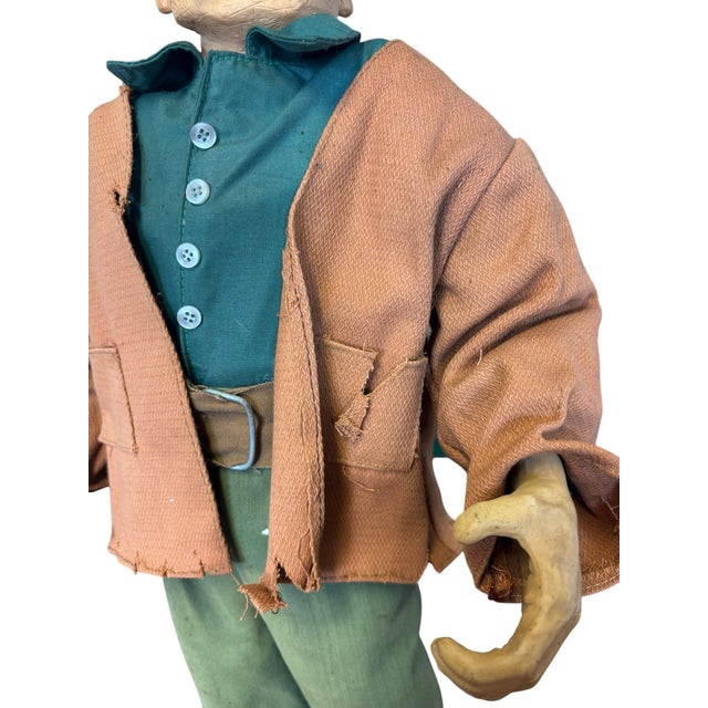 Salmon Vintage Crowne Collection Porcelain Character Figure “Tales of City Life” For Sale - Image 8 of 10