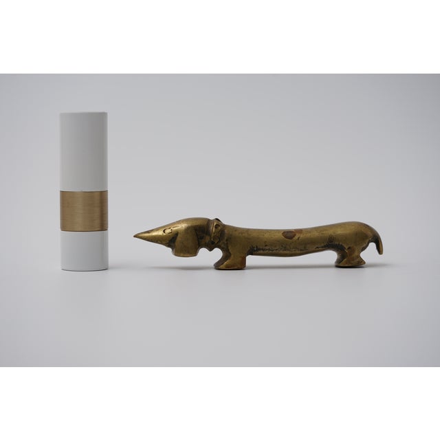 Vintage Brass Dachshund Bottle Opener by Walter Bosse for Herta Baller, 1950s For Sale - Image 10 of 11