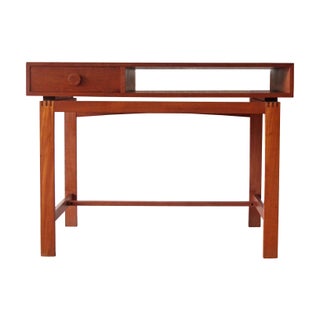 Petite Danish Teak Mid-Century Desk For Sale