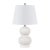 Metal Safavieh Everlee Glass Table Lamp - Ivory For Sale - Image 7 of 7
