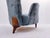 Set of Italian Wood and Velvet Armchairs by Renzo Zavanella For Sale - Image 6 of 9