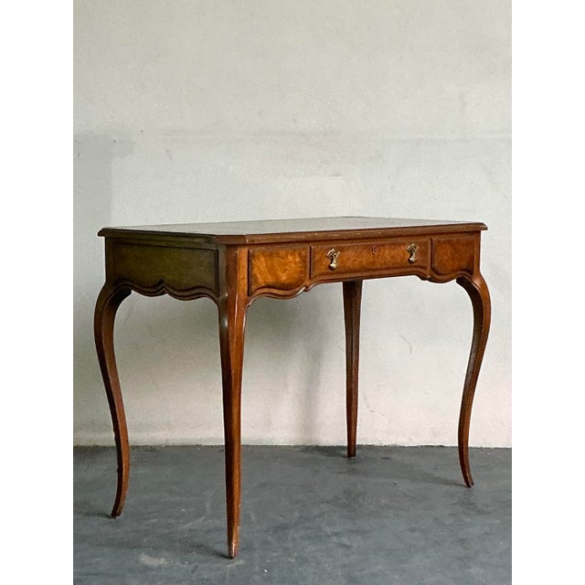 Drexel Vintage Regency Drexel Writing Desk For Sale - Image 4 of 8