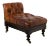 19th Century Tufted Leather Foot Stool or Bench, with Raising Capabilities For Sale