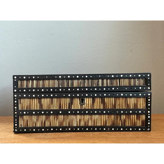 Vintage Quill and Inlay Box For Sale - Image 10 of 15