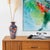 Cerise Camille Flared Ceramic Tall Vase For Sale - Image 8 of 8