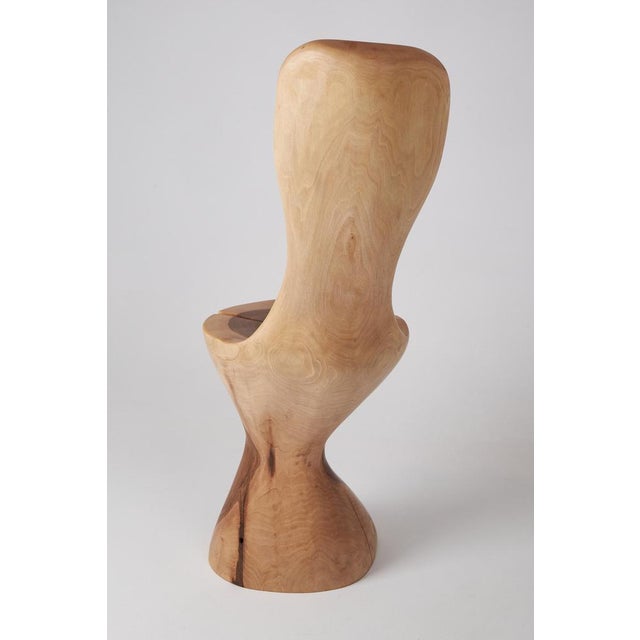 Carved Chair in Walnut by Logniture For Sale - Image 6 of 13