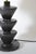 2000 - 2009 Large Black Ceramic Table Lamp by Barracuda Interiors For Sale - Image 5 of 6