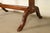 Baker Furniture Style American Empire Carved Mahogany Game Table or Occasional Table, Circa 1970s For Sale - Image 12 of 15