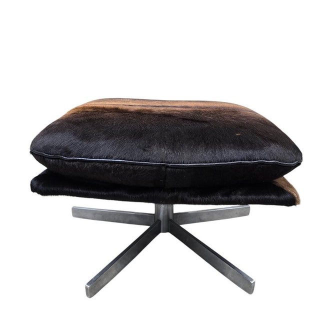 Mid 20th Century De Sede Lounge Chair and Ottoman Newly Reupholstered For Sale - Image 10 of 16