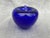 1990s Vintage Cobalt Blue Glass Apple Paper Weight For Sale - Image 5 of 8