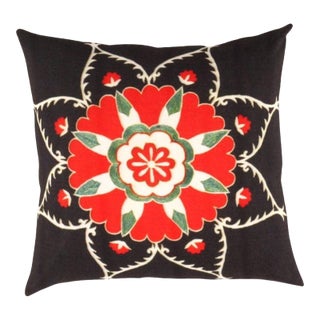 Pasargad DC Turkish Suzani Design Pillow For Sale