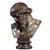 This is a reproduction of the ancient Greek philosopher Plato, cast in bronze using the lost-wax casting technique by the...