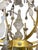 Mid 20th Century Glamorous Italian 22k Gold Leaf & Rock Crystal Chandelier. 20th Century. For Sale - Image 4 of 10