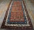 Antique Caucasian Rug, Size: 4' 0'' x9' 0'' Antique Hallway Runner Wool Coral Rug, Circa Date: 1900s. This exceptional...