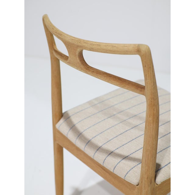 Dining Chairs Model 94 in Oak by Johannes Andersen for Christian Linneberg, Denmark, 1960s, Set of 6 For Sale - Image 12 of 16