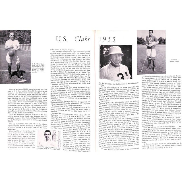 Paper Polo Magazine Summer-Fall 1955 Blind Brook Polo Club Purchase, New York Program For Sale - Image 7 of 18