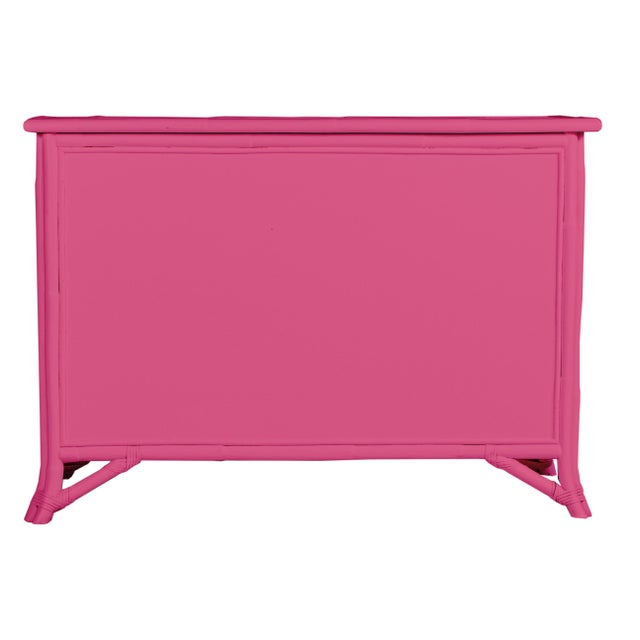 Aruba Six-Drawer Dresser - Bright Pink For Sale In West Palm - Image 6 of 8