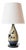 Doe Pattern Primavera Ceramic Lamp, 1930s For Sale