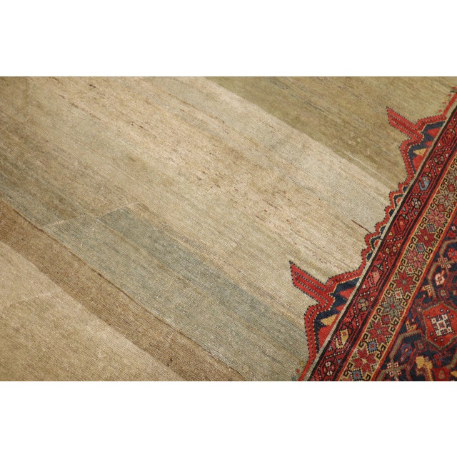 Antique Persian Mahal Rug - 10'8" x 14'10" For Sale In New York - Image 6 of 12