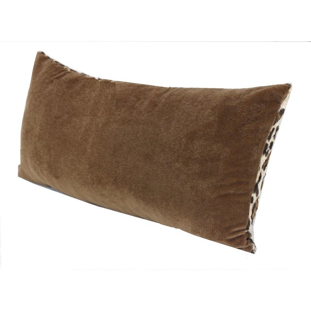 2010s Ralph Lauren Leopard Print Velvet Cheetah Spot Pillow Covers - a Pair For Sale - Image 5 of 12