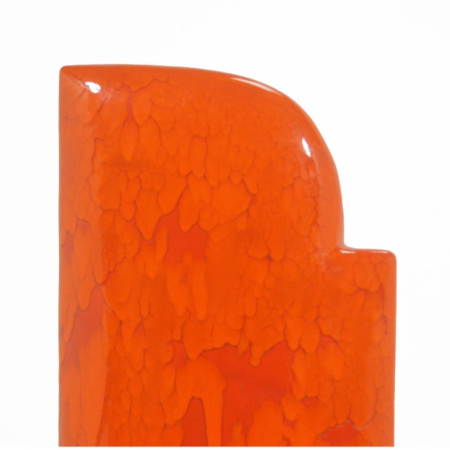 Orange James Marshall Ceramic Sculpture For Sale - Image 8 of 8