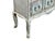 Distressed Pale Blue Curved Legs 6 Drawers Dresser Credenza Side Table For Sale - Image 10 of 16