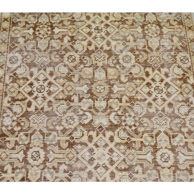 Traditional Vintage Turkish Knotted Wool Rug, 2'8''x12' For Sale - Image 3 of 4