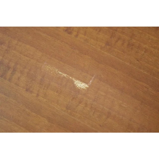 1970s walnut-stained beech entry cabinet