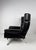 Black Large Leather Armchair attributed to Sergio and Giorgio Saporiti for Saporiti Italia, 1950s For Sale - Image 8 of 10