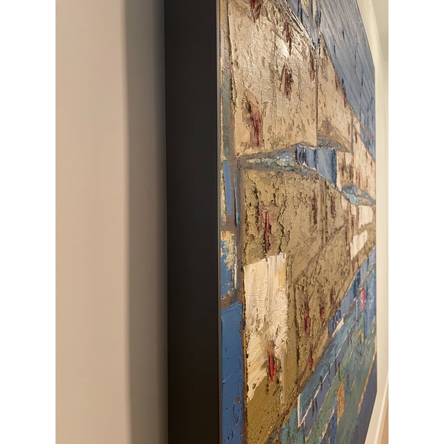 Abstract “Rhythm”, Oil on Linen, Jing Chuang Long (With Certificate) For Sale - Image 3 of 7