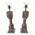 Shaby Chic Faux Finished Wood Baluster Lamps - a Pair For Sale