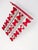 Vintage Space Age Wall Coat Rack in Red with Hat Shelf, 1960s For Sale - Image 14 of 18