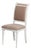 Infinity Furniture Import Neoclassical Side Chair in Ivory & Taupe For Sale