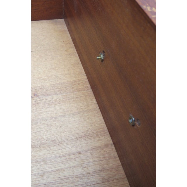 Brown Early 1900s Hepplewhite Style Inlay Chest Dresser For Sale - Image 8 of 13