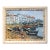 Mid Century Oil Painting of French Fishing Town by Artist Tanguy Le Roy For Sale