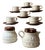 Vintage British Carlton Ware Coffee Set in Ceramic, 1970s, Set of 14 For Sale