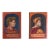 Grand Tour Pair of OIl on Wood Profile Portraits Representing Two Roman Emperors For Sale